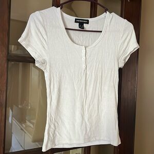 Short sleeve shirt white medium